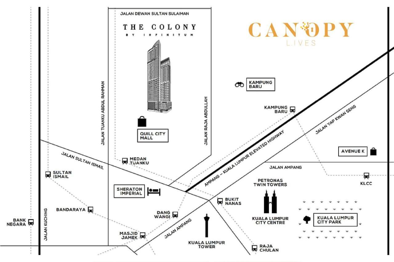 The Luxe & The Colony, Klcc Apartment Куала Лумпур Екстериор снимка